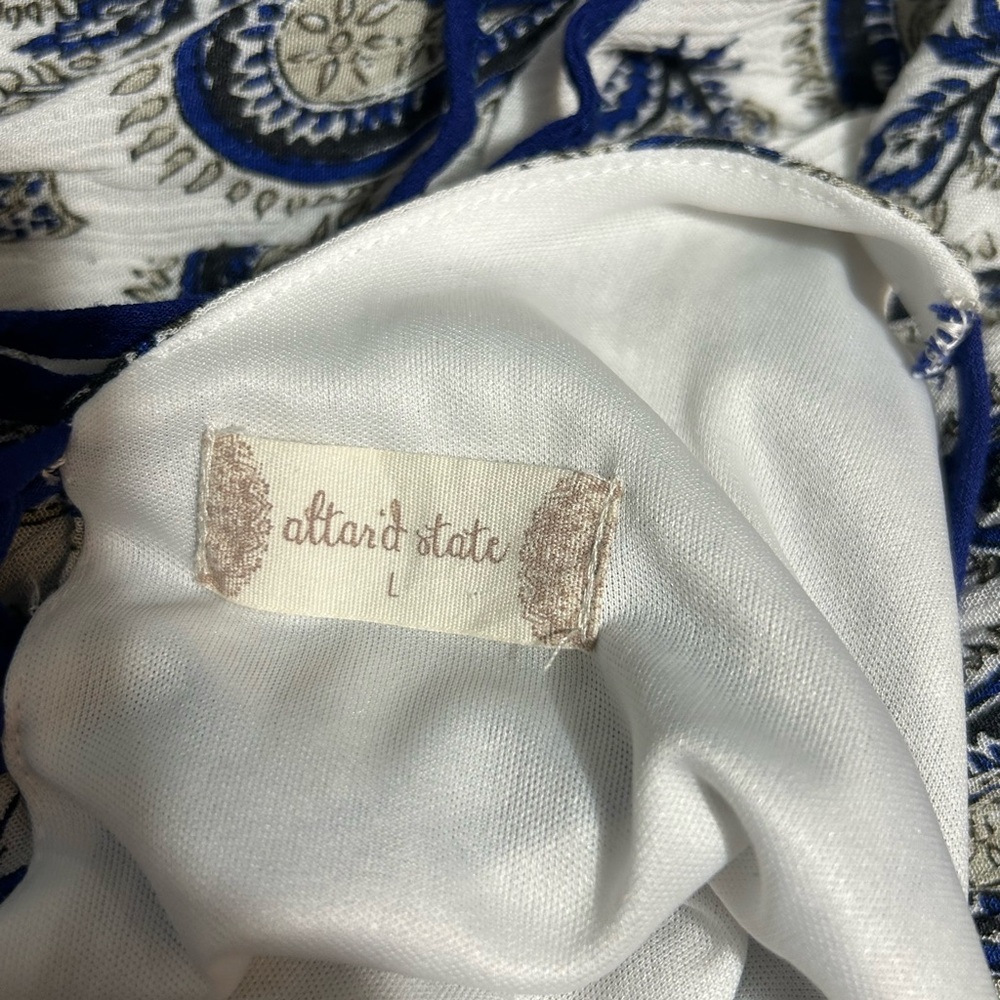 Altar’d State Paisley print maxi dress size large - Picture 8 of 10